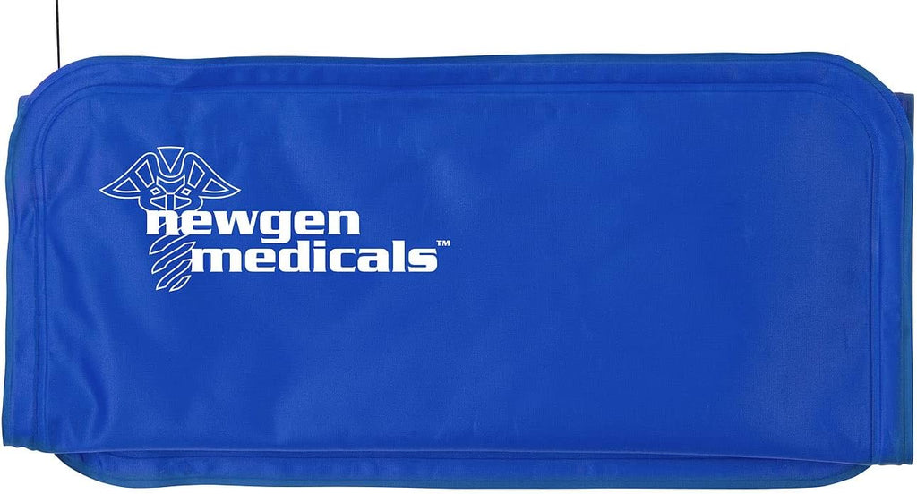 Newgen Medicals Kuehltuch: 4er-Set kuehlende Kissenauflagen, 30 x 40 cm, blau (Kueh