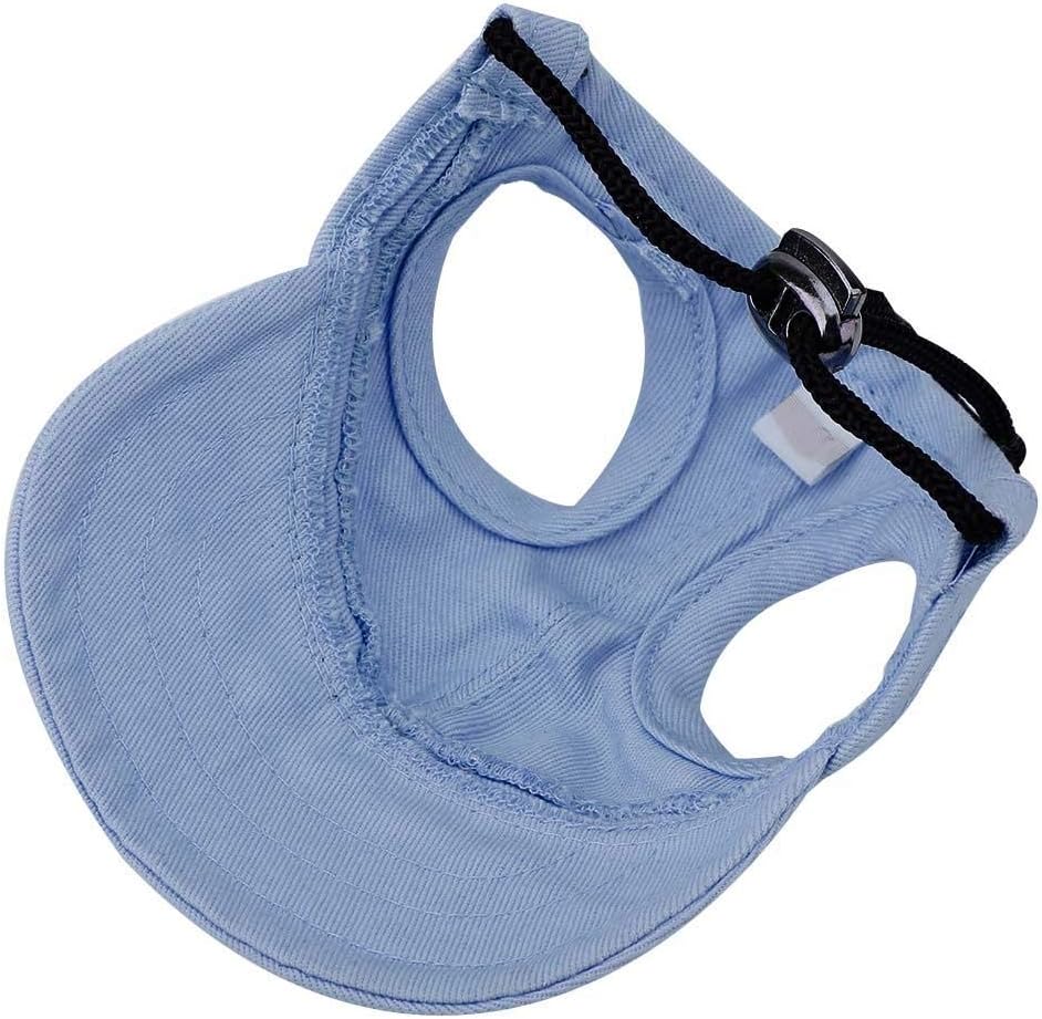 Haustier Baseball Cap verstellbar S-L Blau - Sonnenschutz Reise Sport