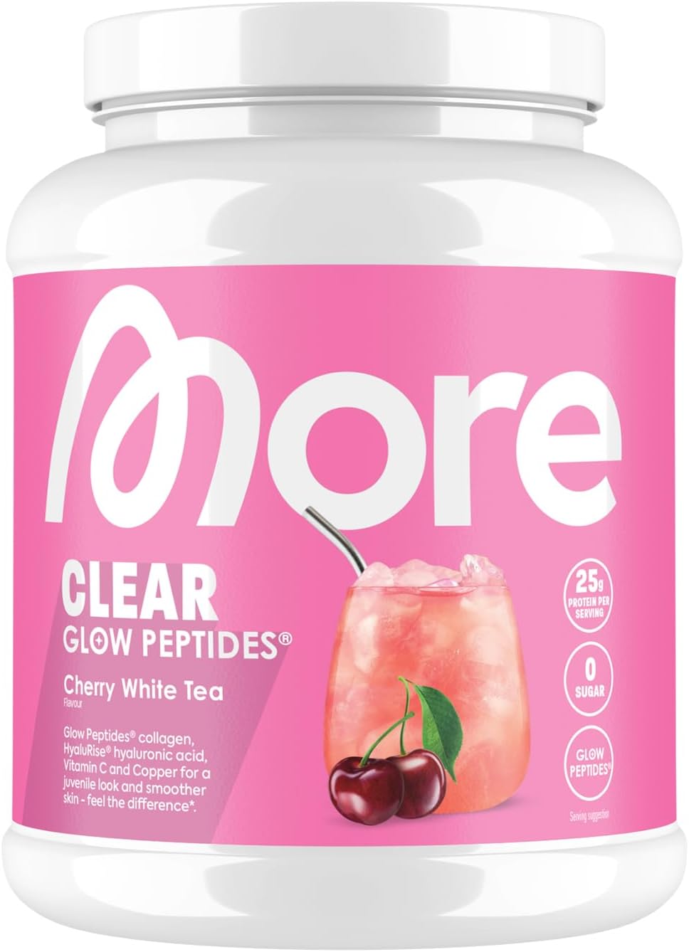MORE Clear Glow Peptides Wassermelone unterstuetzt Muskeln Haut Gelenke Seh