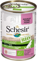 Schesir Dog Bio Monoprotein Schwein Hundefutter nass 6x400g verschieden