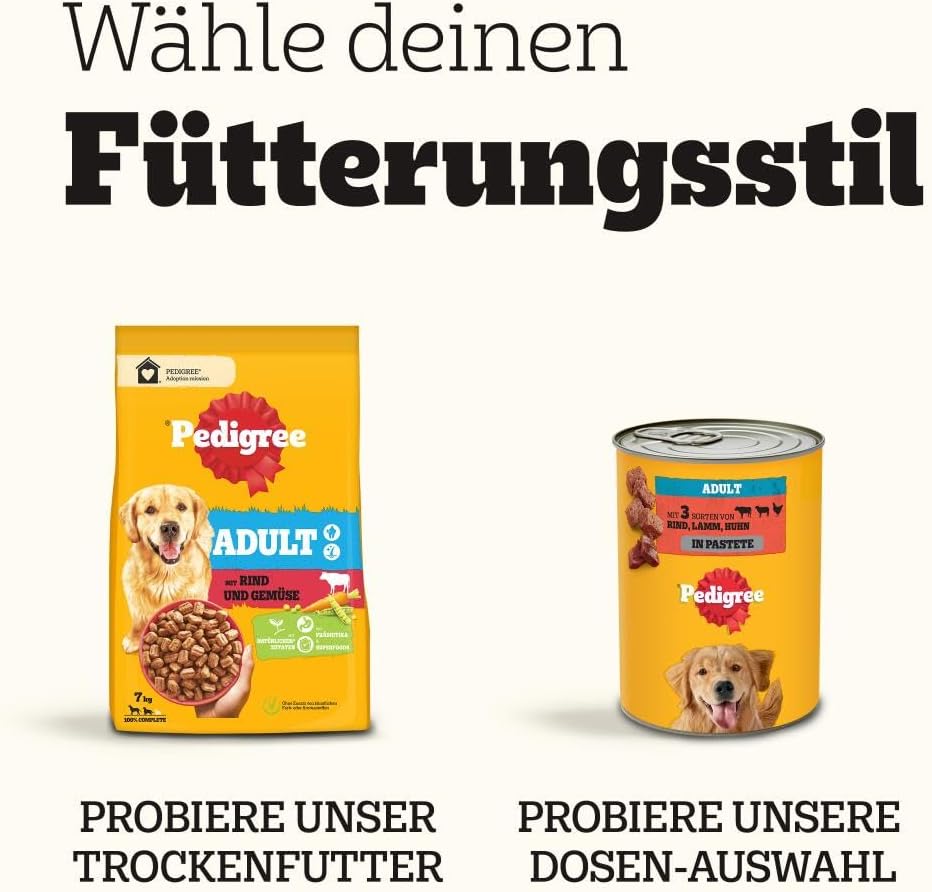 Pedigree DogCare Adult Portionsbeutel Chunks in Sosse verschiedene Sorten