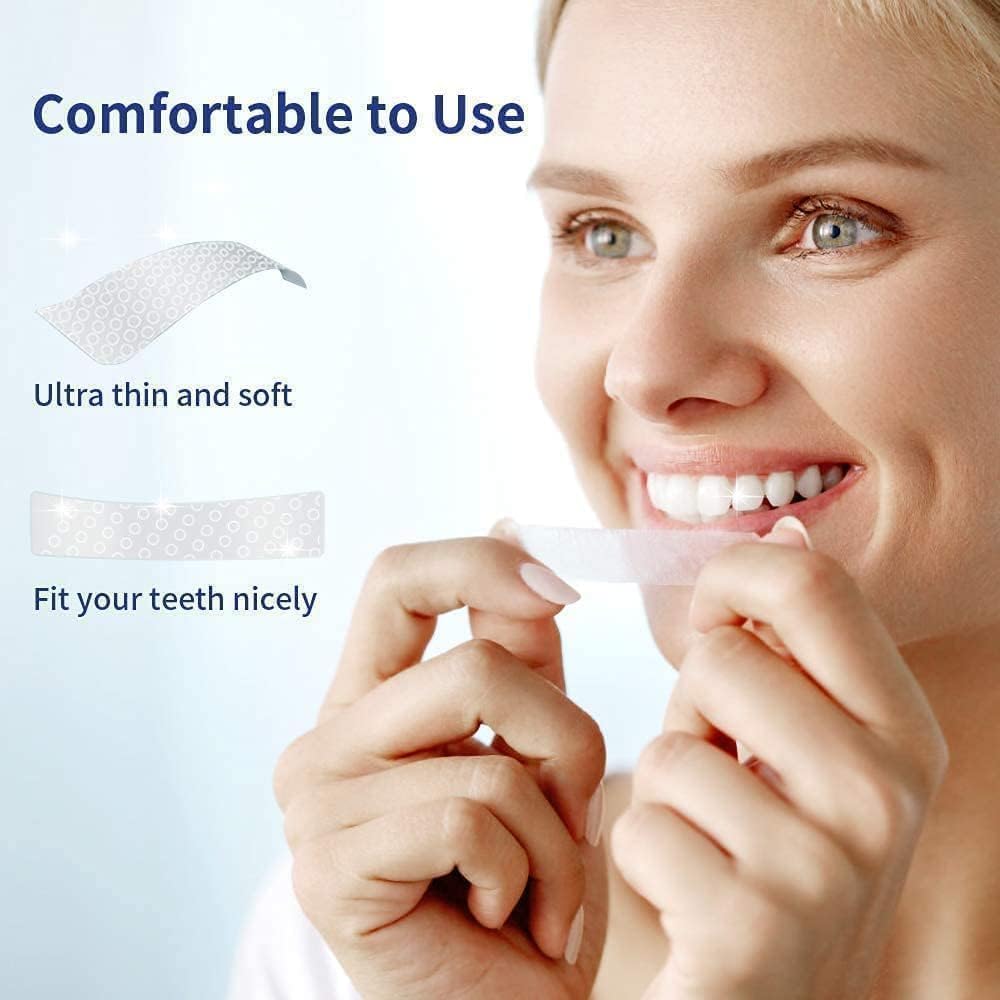 Vinmall Zahnaufhellungsstreifen Whitening Strips Minze 14 Anwendungen