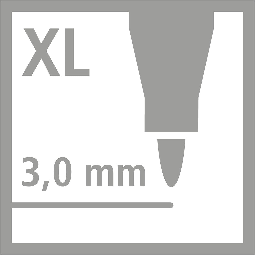 STABILO - Metallic-Filzstift Mit Robuster Xl-Spitze - Trio DECO - 8Er Pack