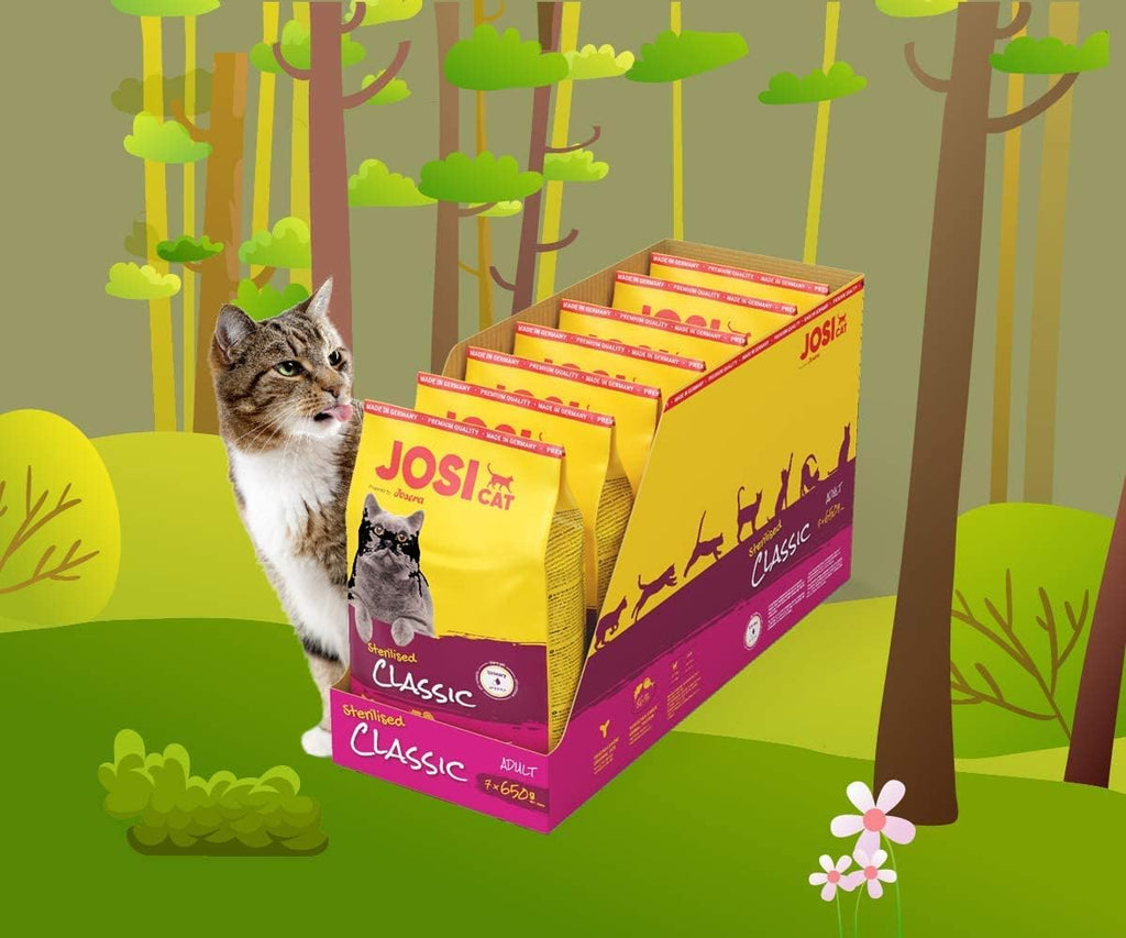JosiCat Sterilised Classic Katzenfutter fettarm verschiedene Sorten