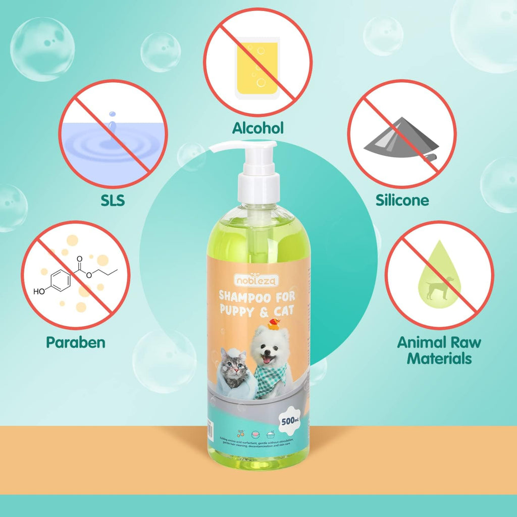 Nobleza Hundeshampoo gegen Juckreiz Milben Pilz Floh, sensitive, verschied