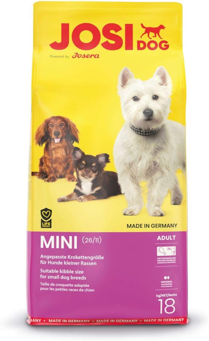 Hundefutter Trockenfutter verschiedene Sorten fuer kleine Rassen