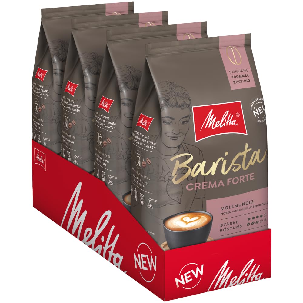 Melitta Barista Classic Crema Forte Kaffeebohnen kraeftige Roestung
