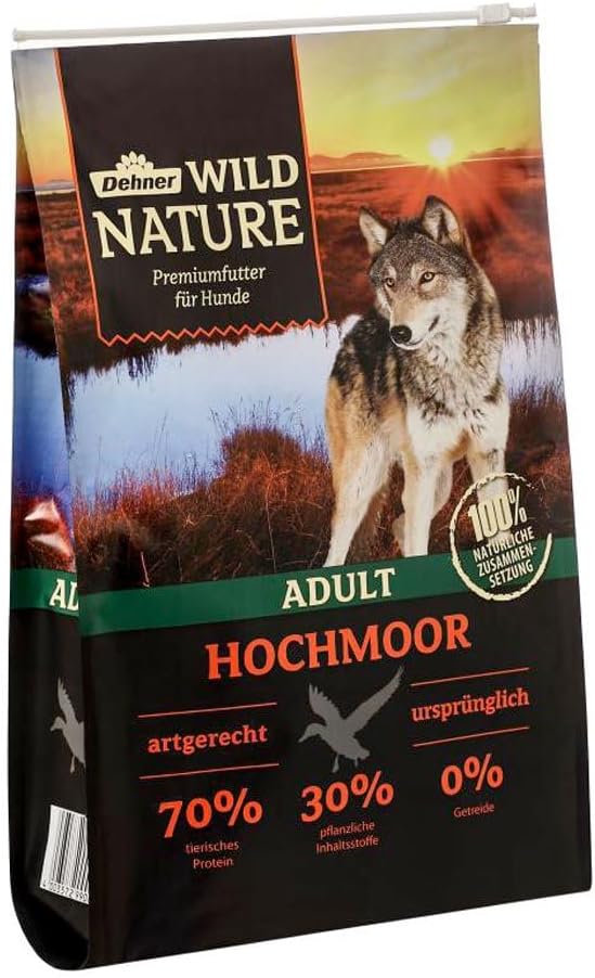 Dehner Wild Nature Hundefutter Ente getreidefrei zuckerfrei fuer Hunde