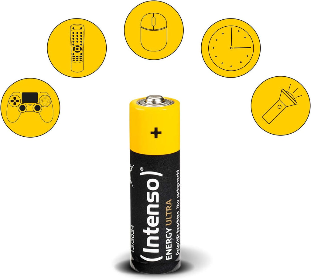 Intenso AAA LR03 Batterie Gelb-Schwarz 40 Stueck