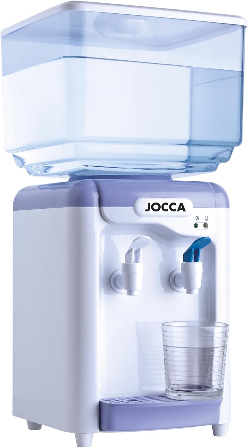Jocca Wasserspender 7 L Tank Kuehlsystem 10-15°C BPA-frei Weiss-Lila