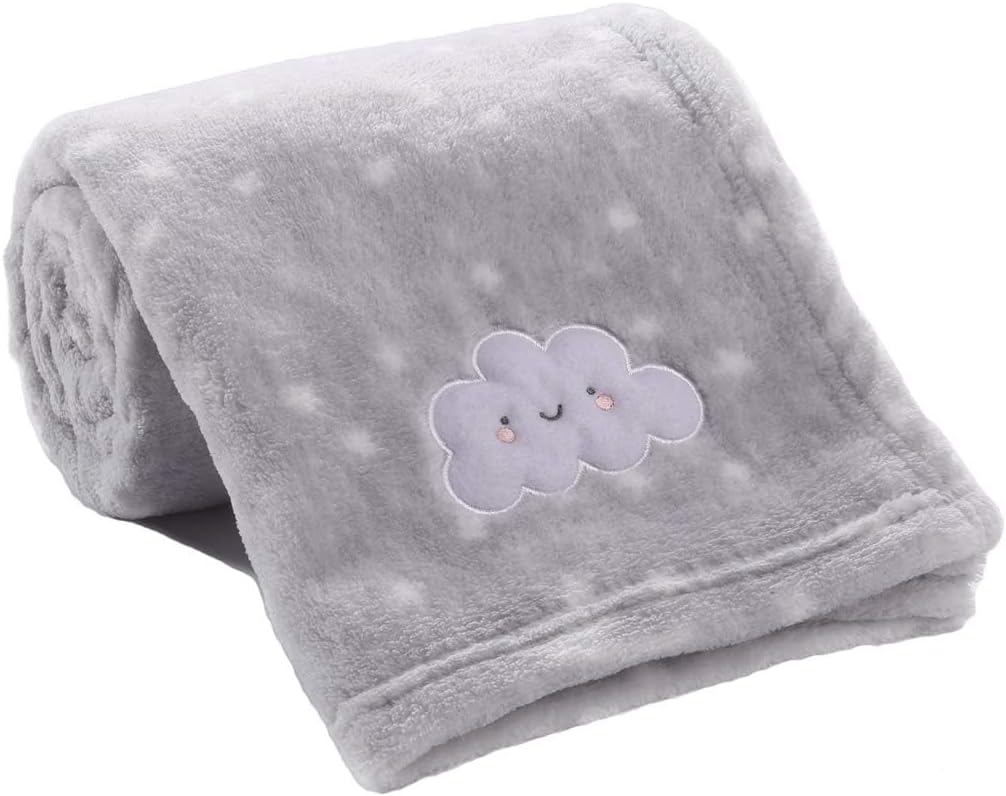 CREVENT Fleece-Decke 75x100 cm Maedchen Kinderbett Kinderwagen rosa Katze