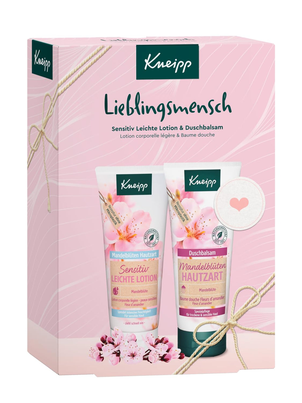Kneipp Lieblingsmensch Duschbalsam 200ml & Lotion 200ml Mandelblueten Geschenkset