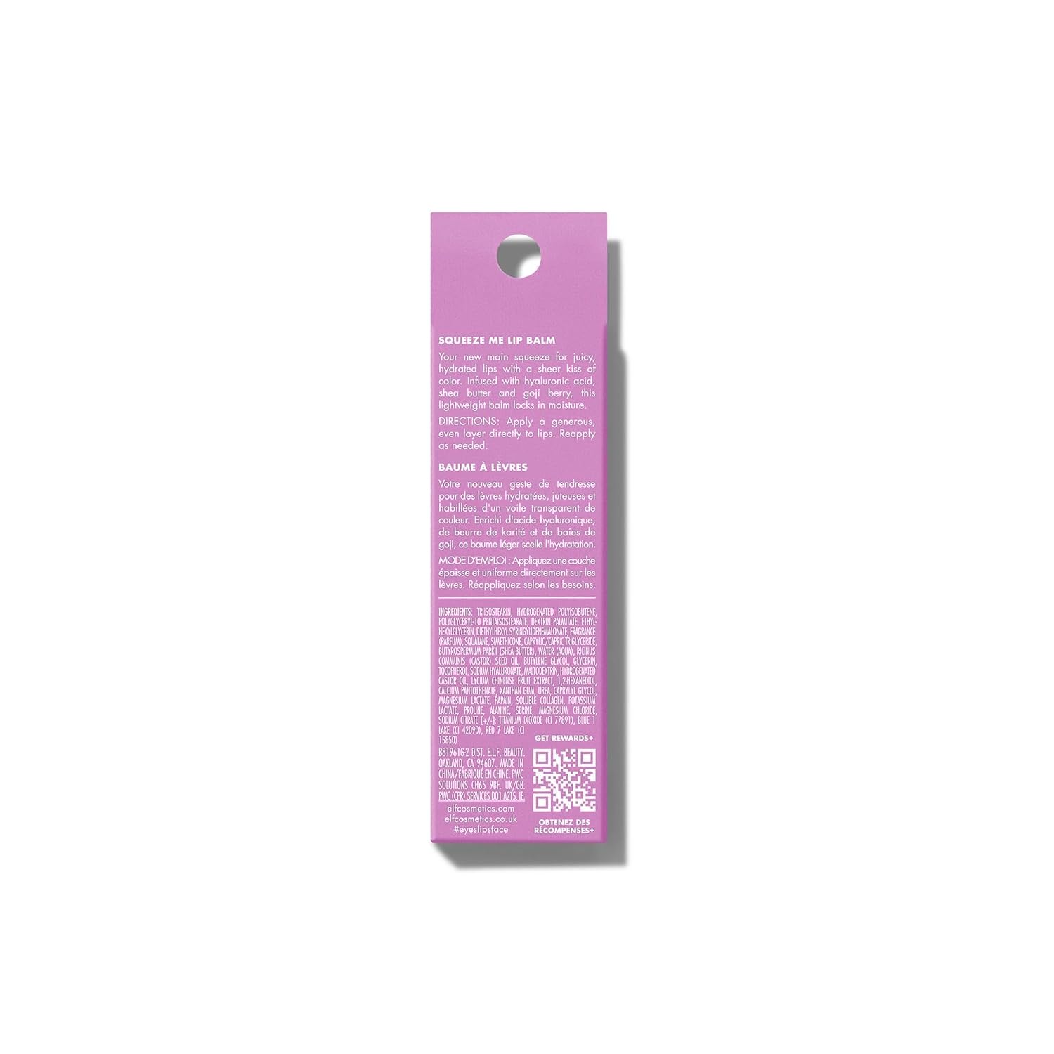 E.L.F. Squeeze Me Lip Balm Lippenbalsam Grape vegan tierversuchsfrei