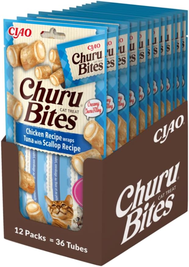 Inaba Churu Bites Katzenleckerlies - 40% Huhn, ohne Getreide, ohne Zucker, v