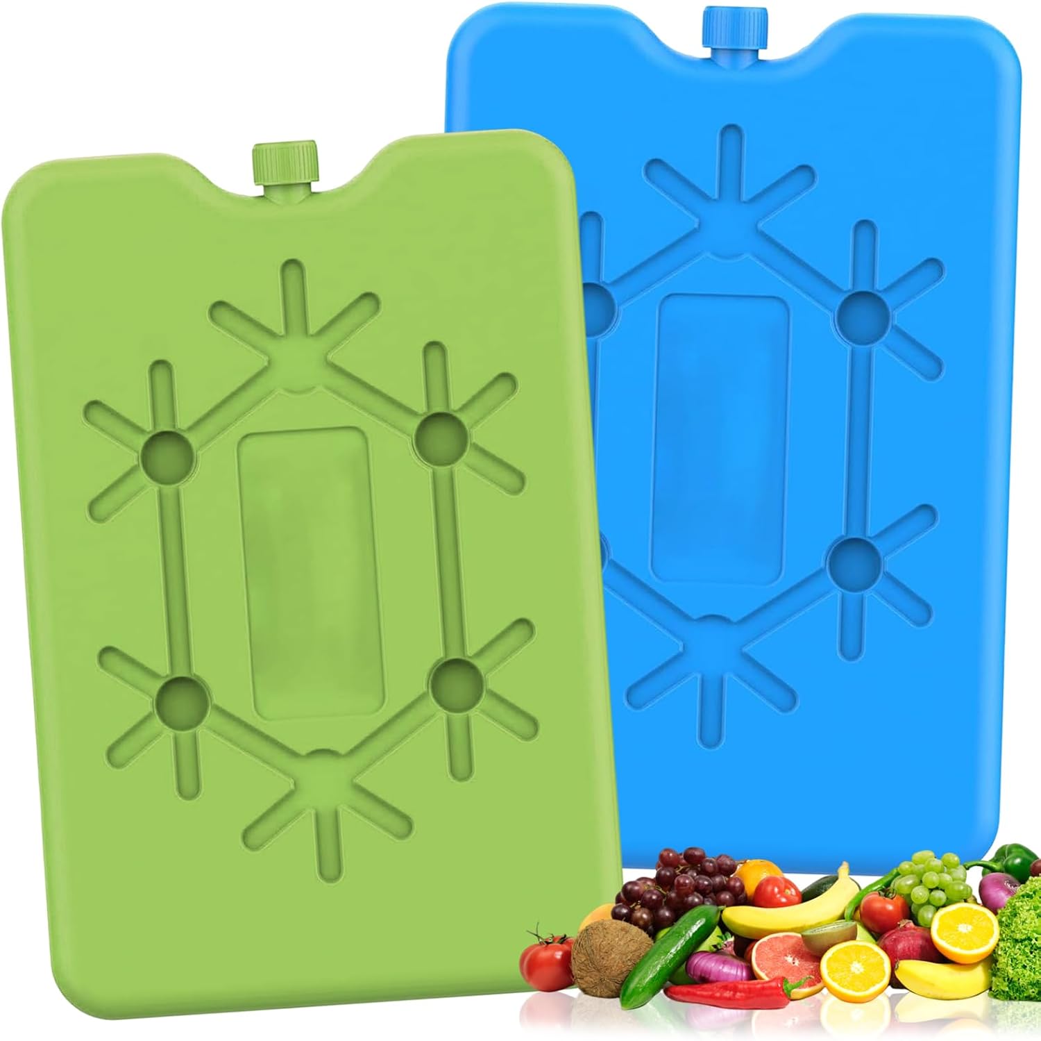 Seasboes Kuehlakkus 2x200 ml extra duenn fuer Kuehltasche Kuehlbox unterwegs