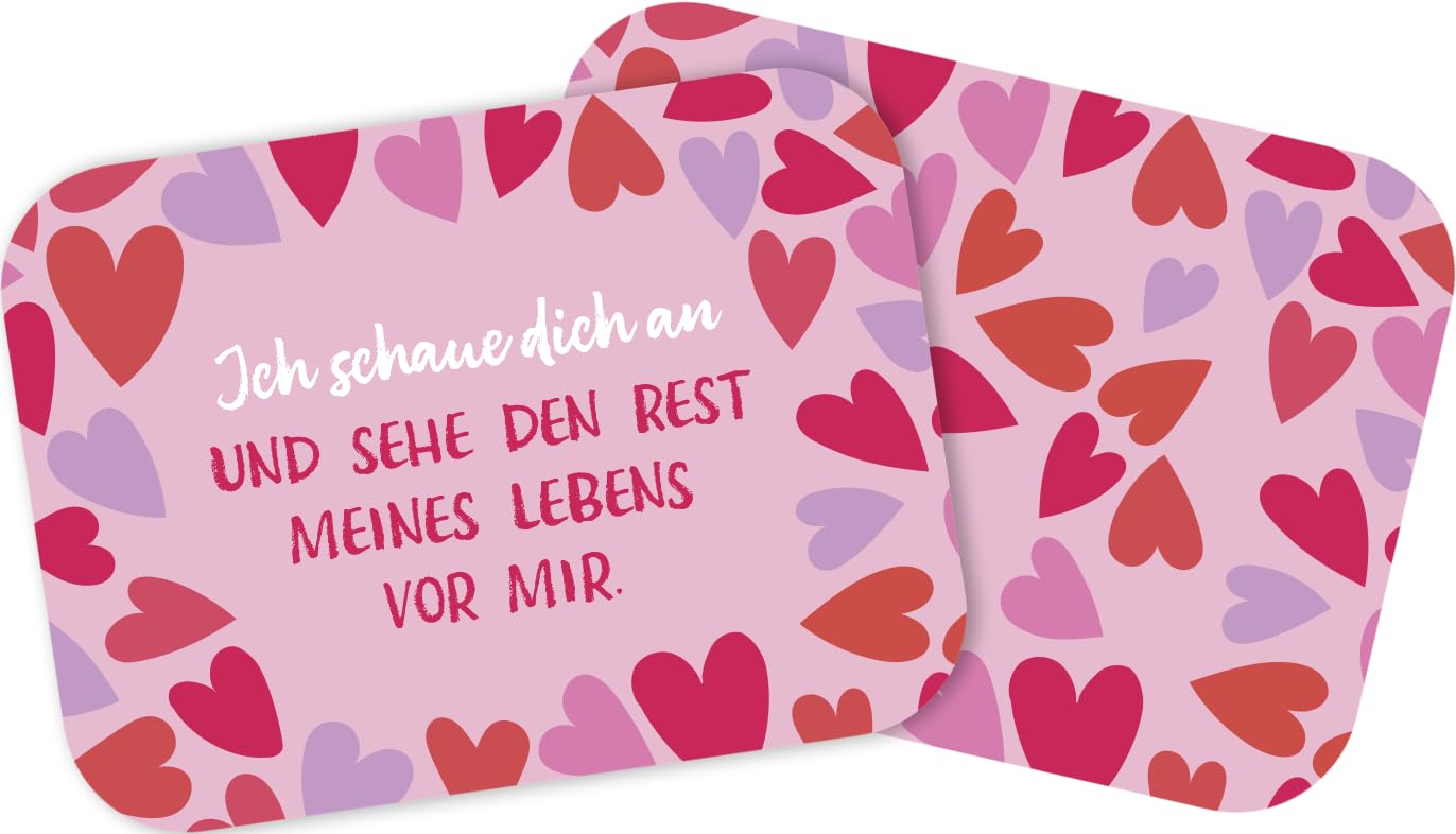 Little Dose of Love Metallbox mit 25 Liebeserklaerungen Geschenk Valentinstag