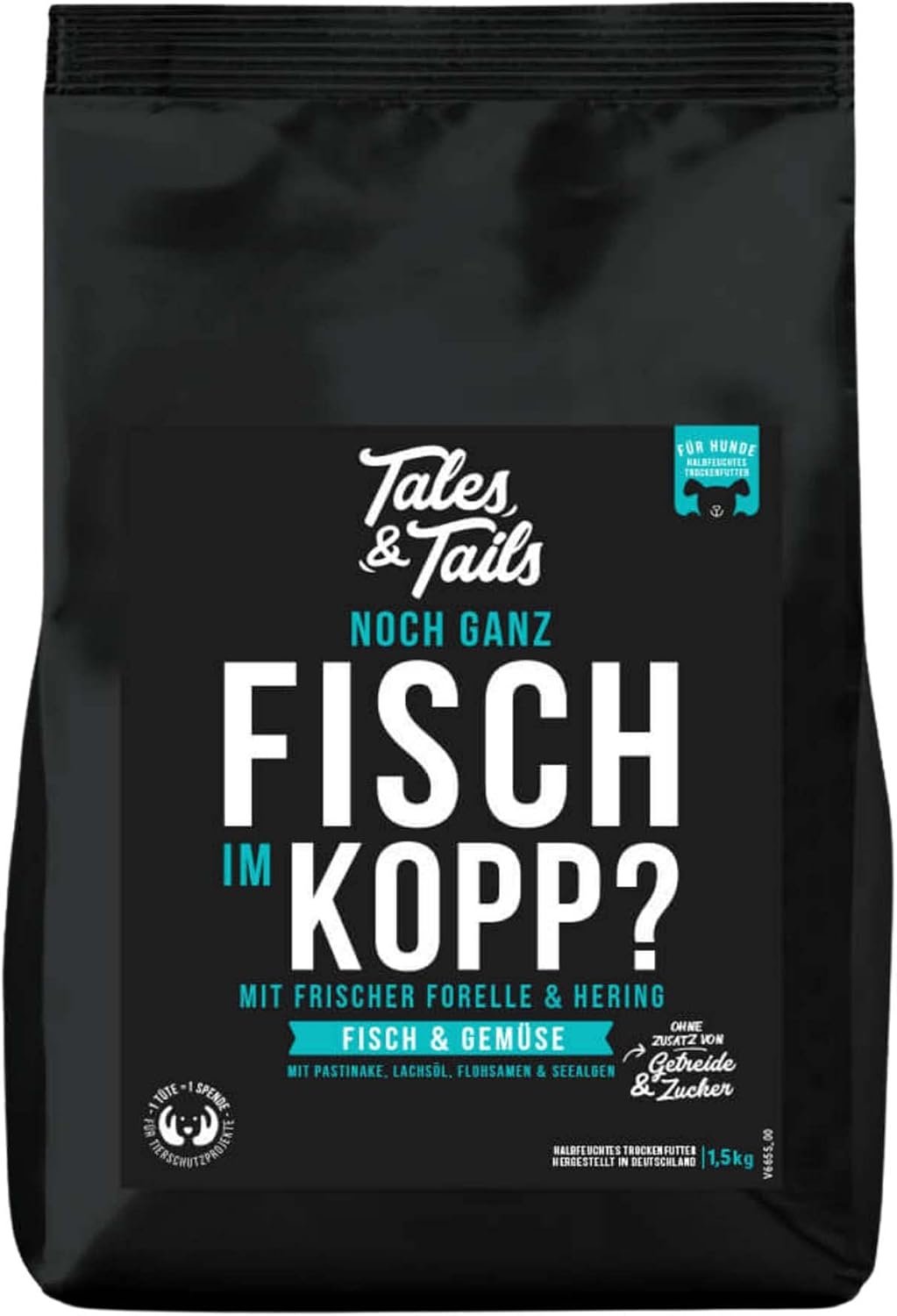 Tales & Tails halbfeuchtes Hundefutter getreidefrei Pferd verschiedene So