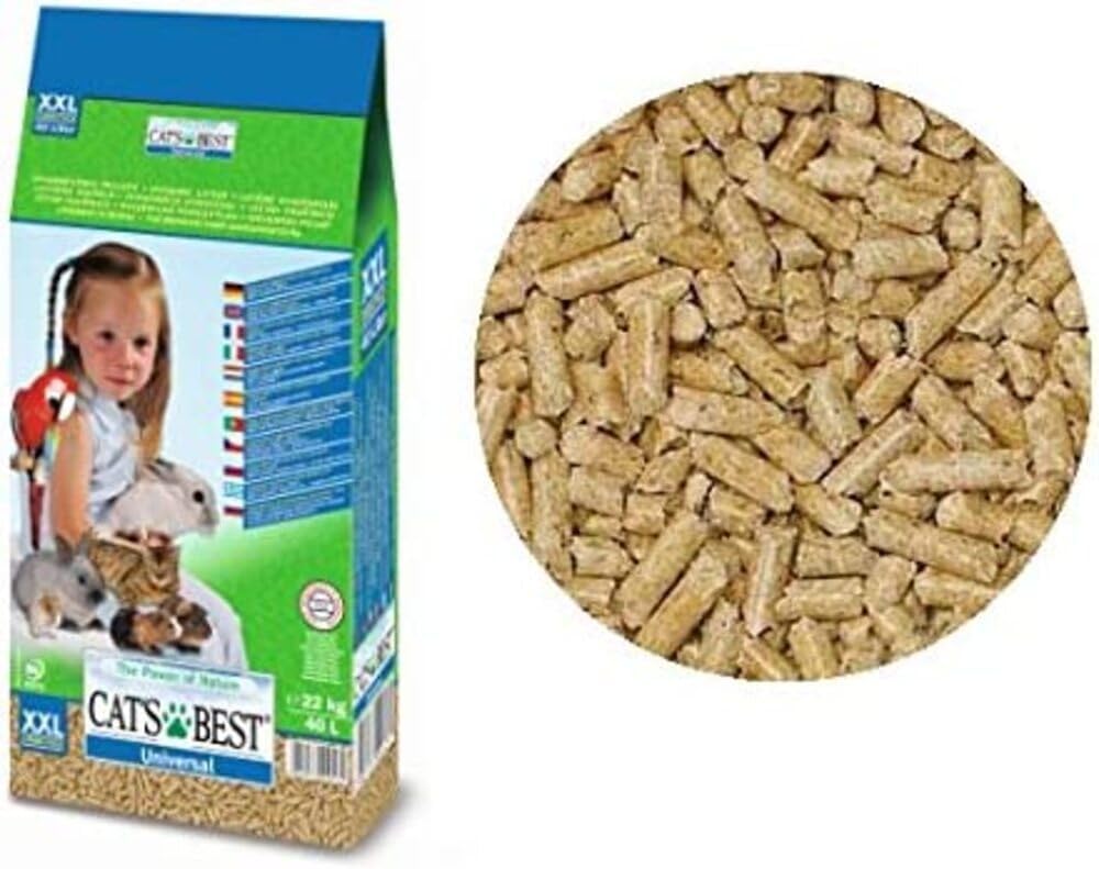 Katzenstreu Cat's Best Universal 10- Pflanzenfasern Pellets