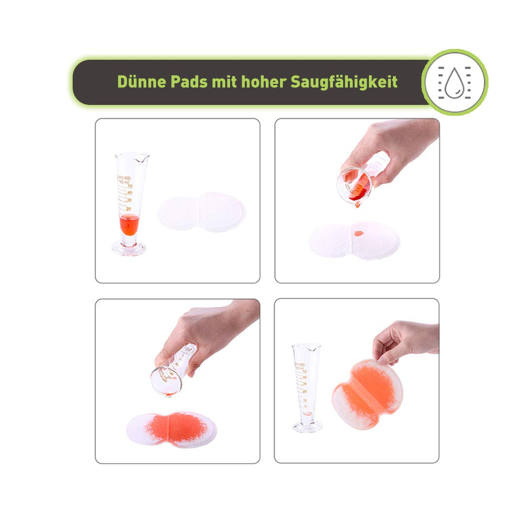 O³ Achselpads 50 Paar (100 Stk) zuschneidbar Schutz gegen Schweiss und Geruch