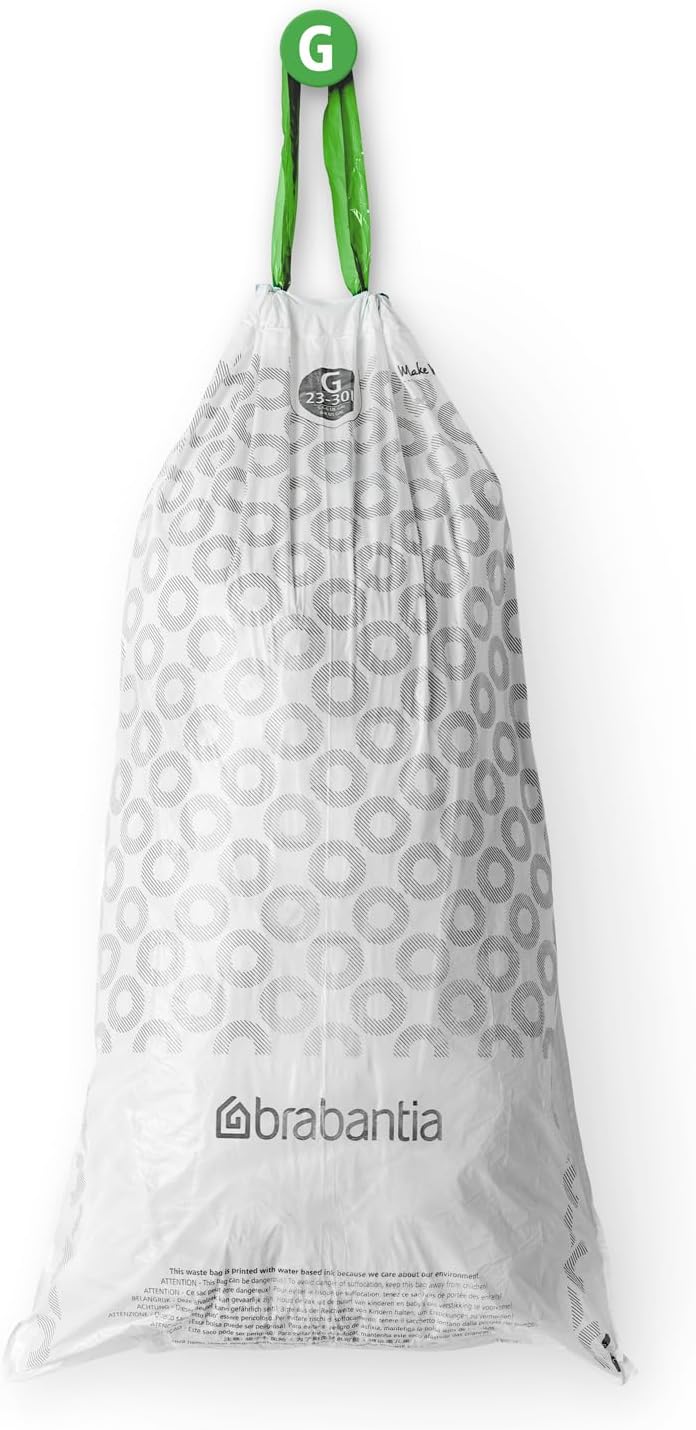 Brabantia Muellbeutel 23-30 L 40 Stueck Abfallbeutel passend fuer Muelleimer