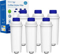 Waterdrop 6x Filterkartusche kompatibel mit De'Longhi DLSC002 Magnifica