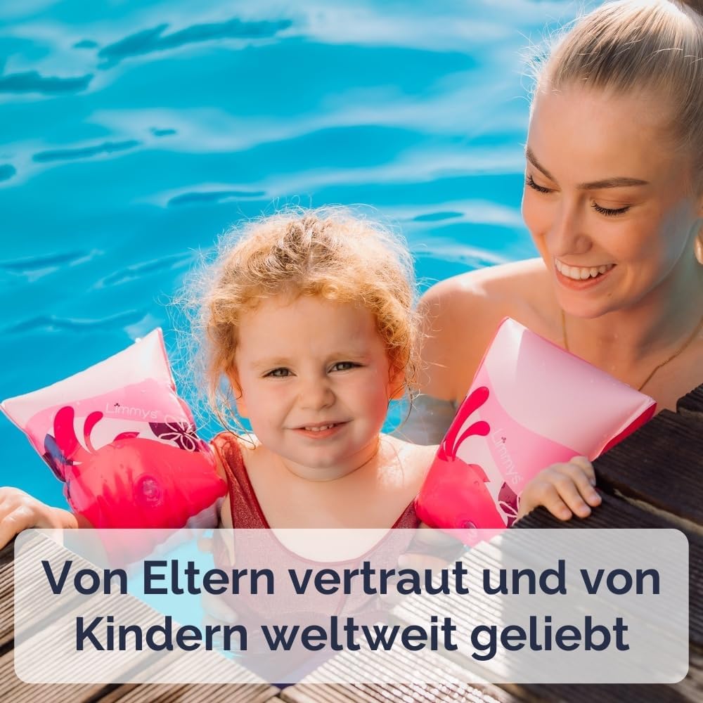 Limmys Kinder-Schwimmfluegel 1-6 Jahre, doppelte Luftkammer, rutschfest