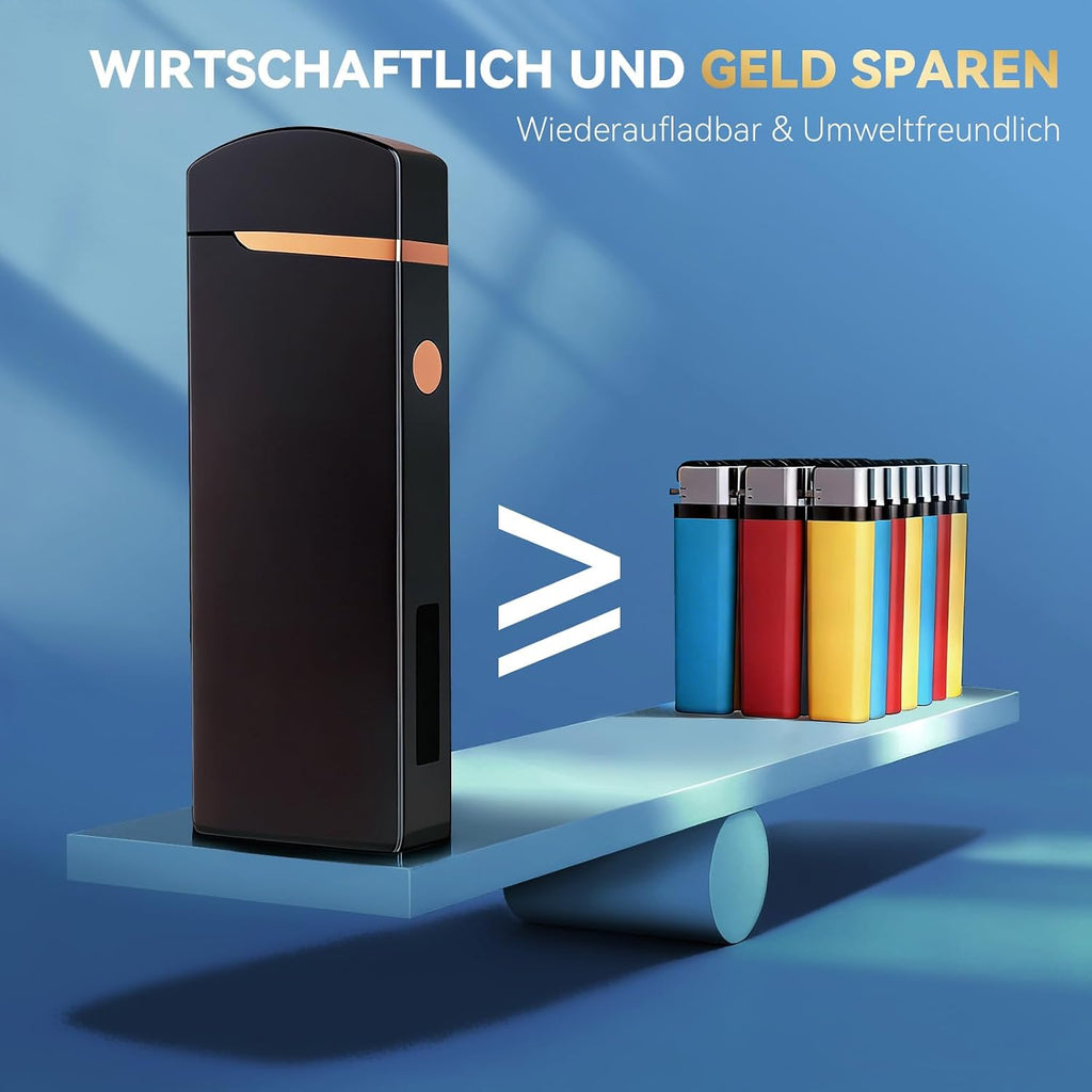 Coquimbo USB Feuerzeug elektrisch wiederaufladbar winddicht Geschenk