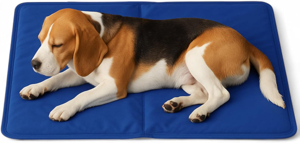 MIJOMA Kuehlmatte fuer Hunde und Katzen 45 cm Wassertropfen, 40cm-65cm