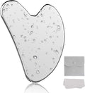 Alyvisun Gua Sha Set aus Edelstahl Gesichtsmassage Roller gegen Schwellungen