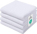 Geschirrtuecher 6er Set 100% Baumwolle 30×30 cm saugfaehig Dunkelgrau 30cm-72cm