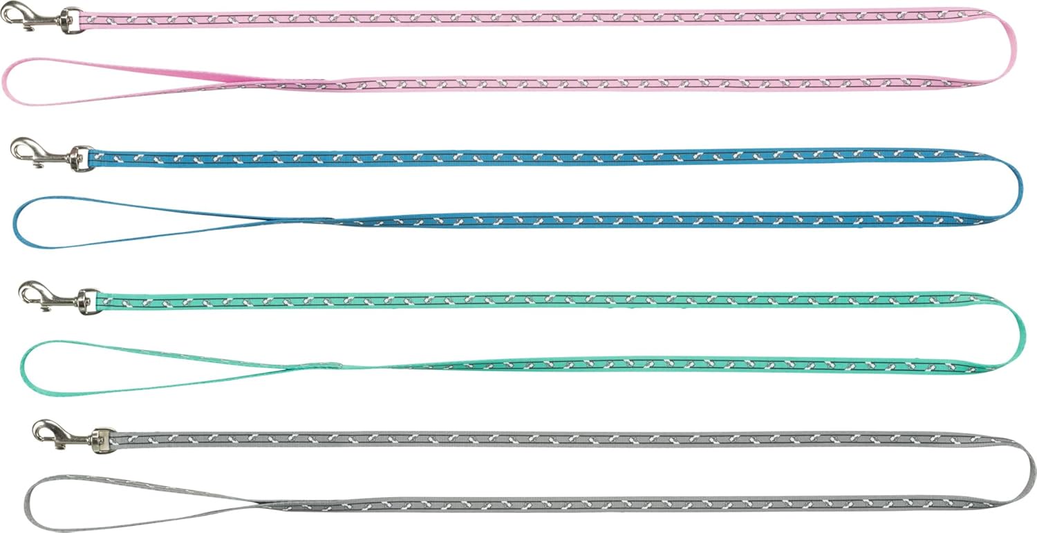 Trixie Katzengeschirr verstellbar 27-45 cm mit 1,2 m Leine Farben Mix