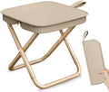 Kiuiom Campinghocker klappbar klein faltbar mit Tasche bis Schwarz Grau