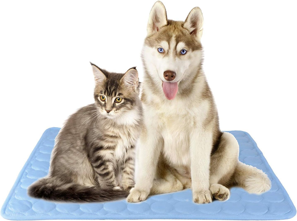 CoolCore Kuehlkissen fuer Hunde Katzen Blau S 1cm