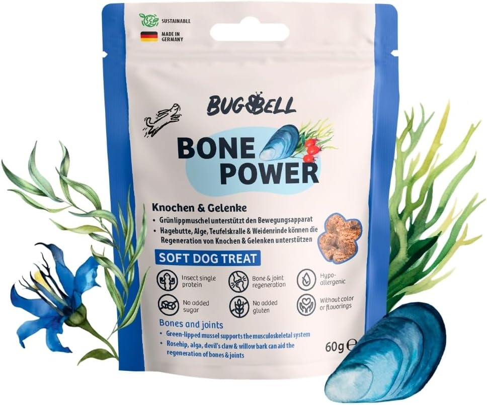 BugBell Soft Snack Hundeleckerli Hypoallergen Insektenprotein verschiedene S