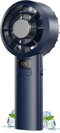 Tragbarer USB Mini Handventilator 7000 RPM, 3000 mAh Akku, LED-Display