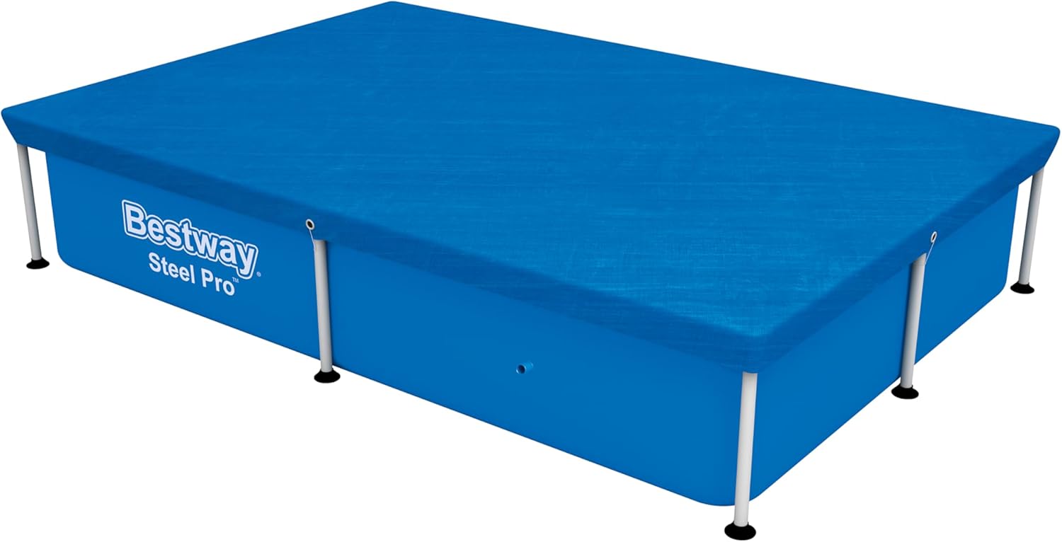 Bestway Abdeckplane PE 224×154 cm eckig blau