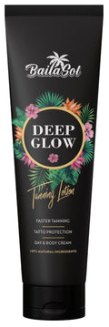Deep Glow Braeunungsbeschleuniger 150 ml mit Melano Blend, vegan, Tattoo-Schutz