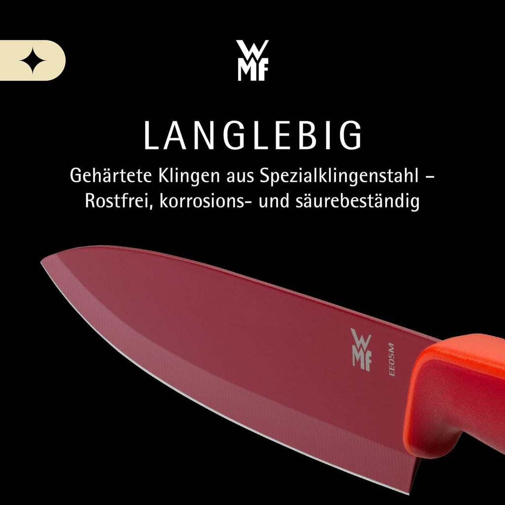 WMF Touch Messerset 2-teilig Kochmesser & Gemuesemesser Antihaft Schwarz