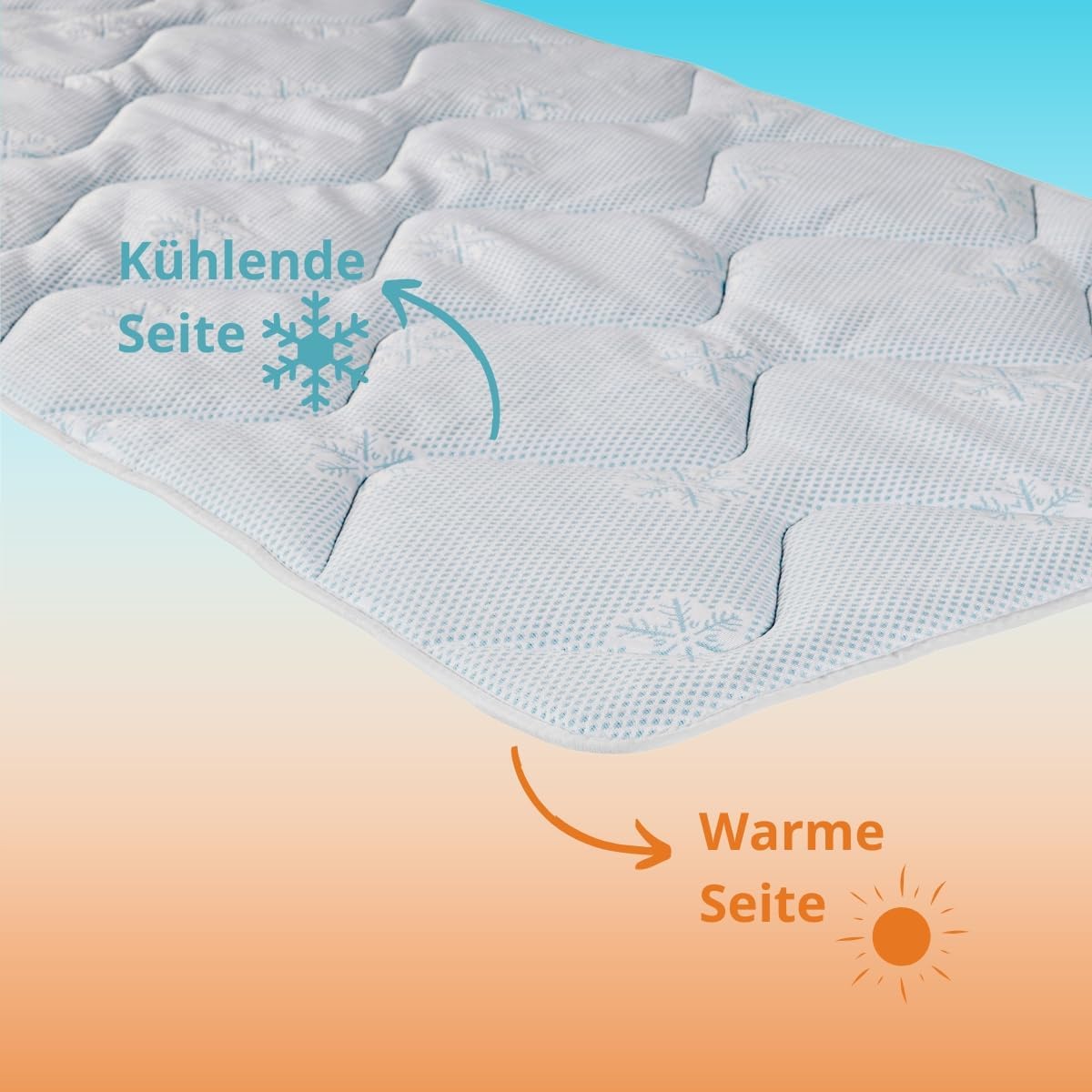 sleepling Matratzenauflage 180x200 cm, Matratzenschoner 180 x 200 cm fuer Sommer