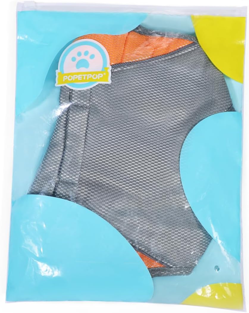 Kuehlweste fuer Hunde wasseraktiv Kuehlgeschirr reflektierend in Groessen S-XL