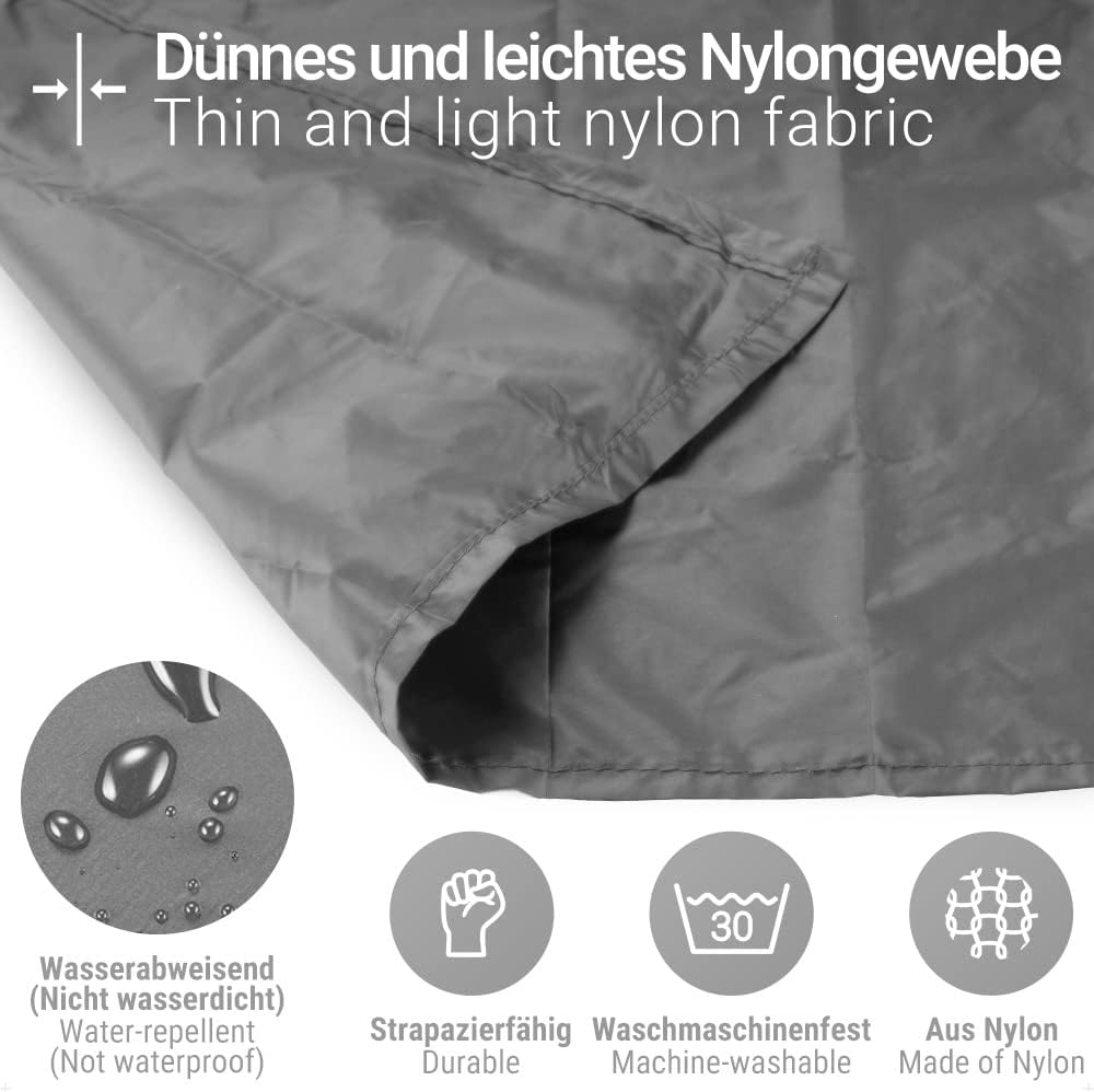 Siegvoll ultraleichte Picknickdecke 70 x 110 cm Strand Camping Reise (Schwarz)