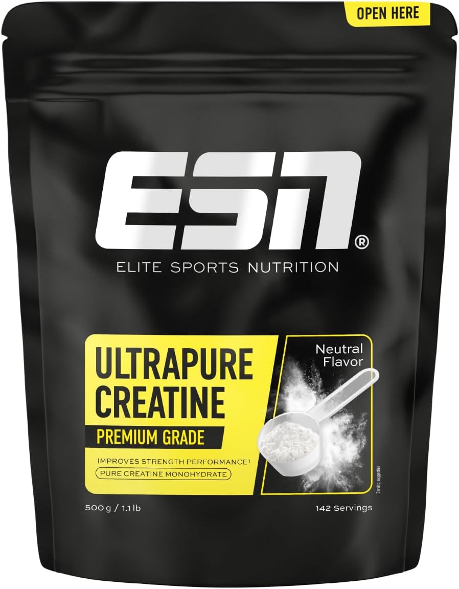 ESN Ultrapure Creatin Monohydrat 500g mikrofein loeslich 142 Portionen