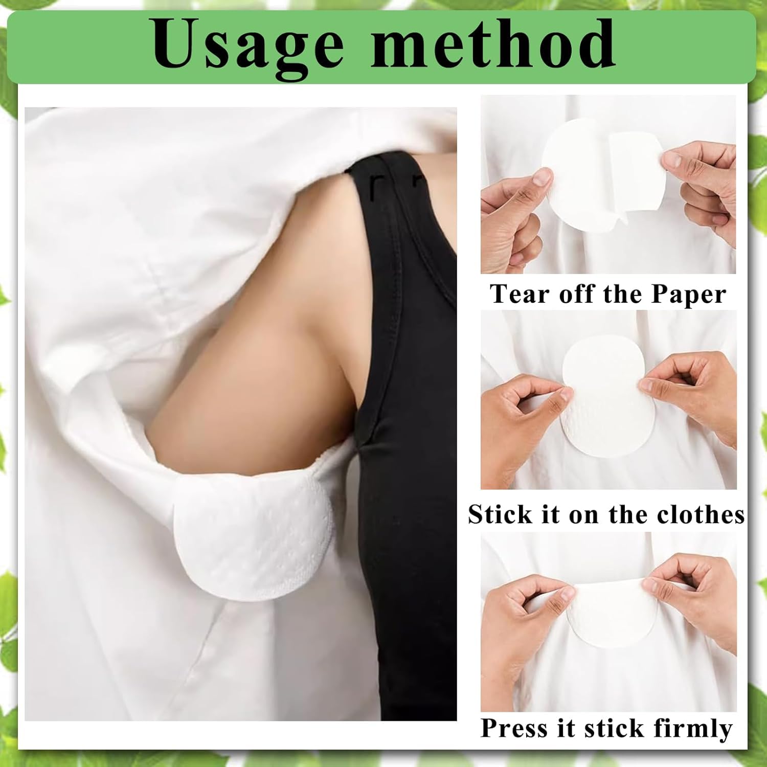 120 Stueck selbstklebende Achselpads Schweisspads unsichtbar absorbierend
