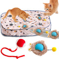 Interaktive Haustier Spielkugeln 2er Set Katzen Hunde USB Aufladbar