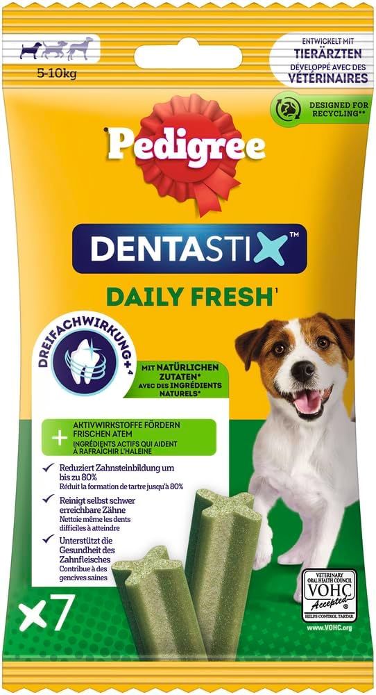 Pedigree DentaStix Zahnpflege Snack für kleine Hunde