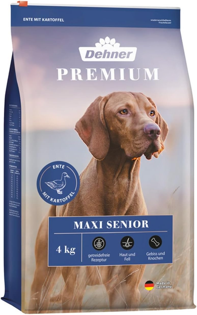 Dehner Premium Hundefutter Maxi Adult getreidefrei Rind Lamm Kartoffel -12,5k