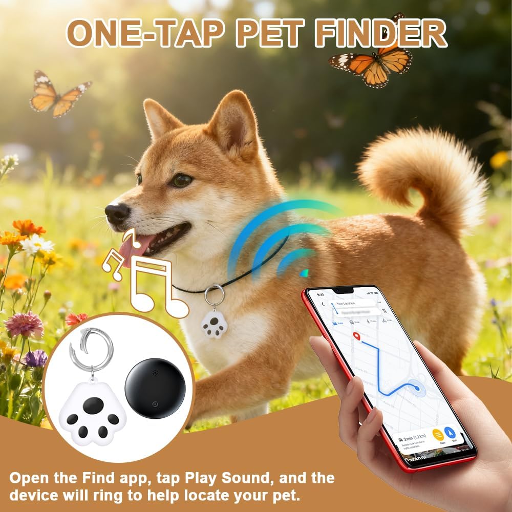 2er Set GPS Tracker fuer Katze und Hund wasserdicht ohne Abo mit weltweiter Ortung