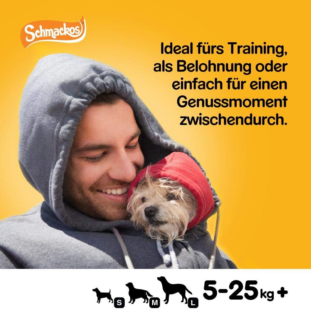 Pedigree Schmackos Multi Mix Hundesnacks Rind Lamm Geflügel, verschiedene Sorten