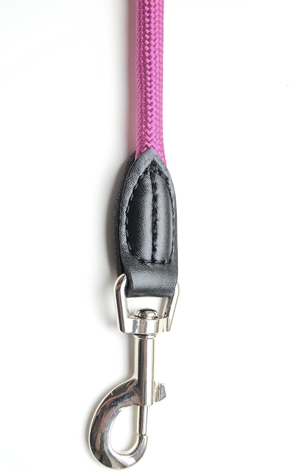 Leisegruen Hundeleine verstellbar 2m-3m Nylon Doppelleine Schwarz