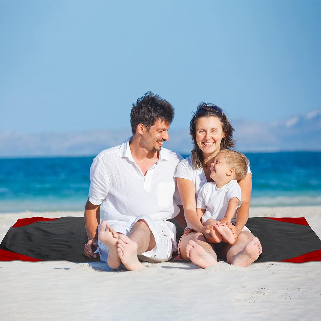 Ainiv Stranddecke 110 x 140 cm sandabweisend ultraleicht Reise Picknick